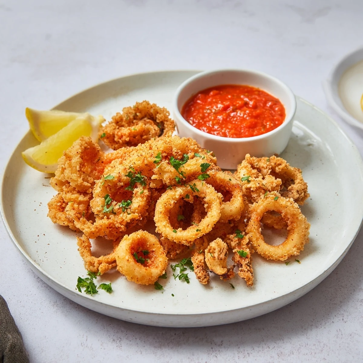 Crispy Calamari Marinara Sauce