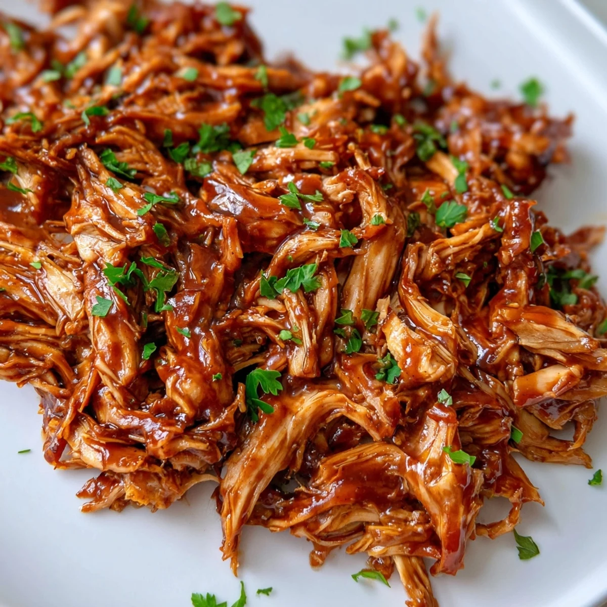 Sweet Baby Rays Crockpot Chicken served on toasted buns with a side of creamy coleslaw for a classic American meal.