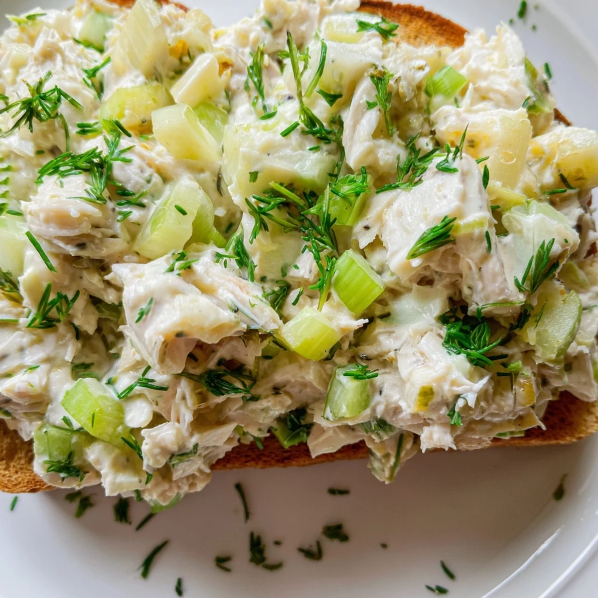 Delicious crab toast appetizer featuring seasoned crab meat on toasted rustic sourdough slices