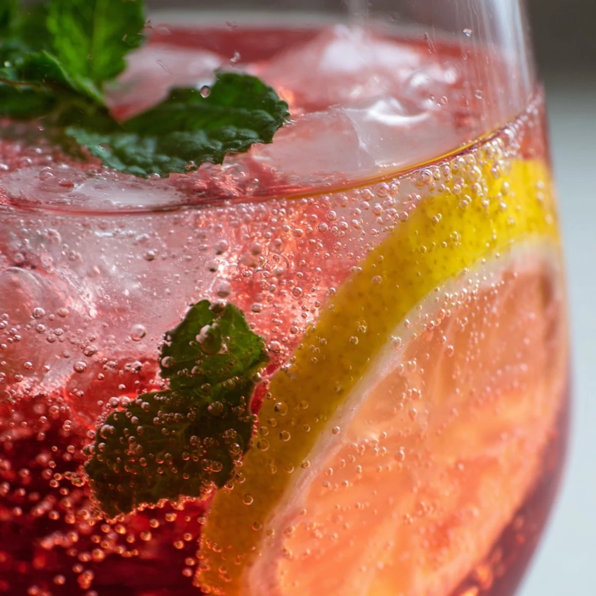 Honey Lemon Pink Soda