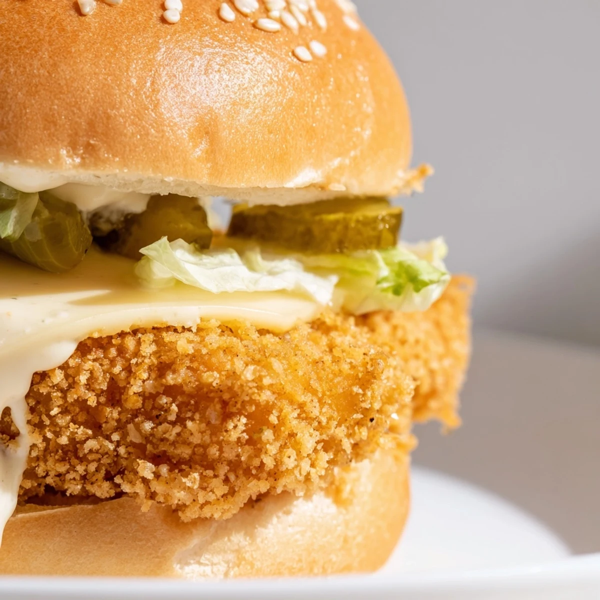 Mini Filet O Fish Sliders arranged on a platter with crunchy lettuce and tangy homemade sauce