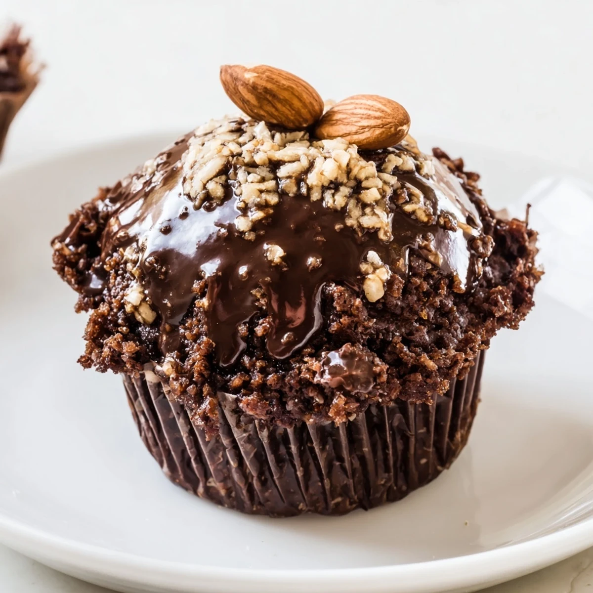 Flourless Almond Joy Cupcakes