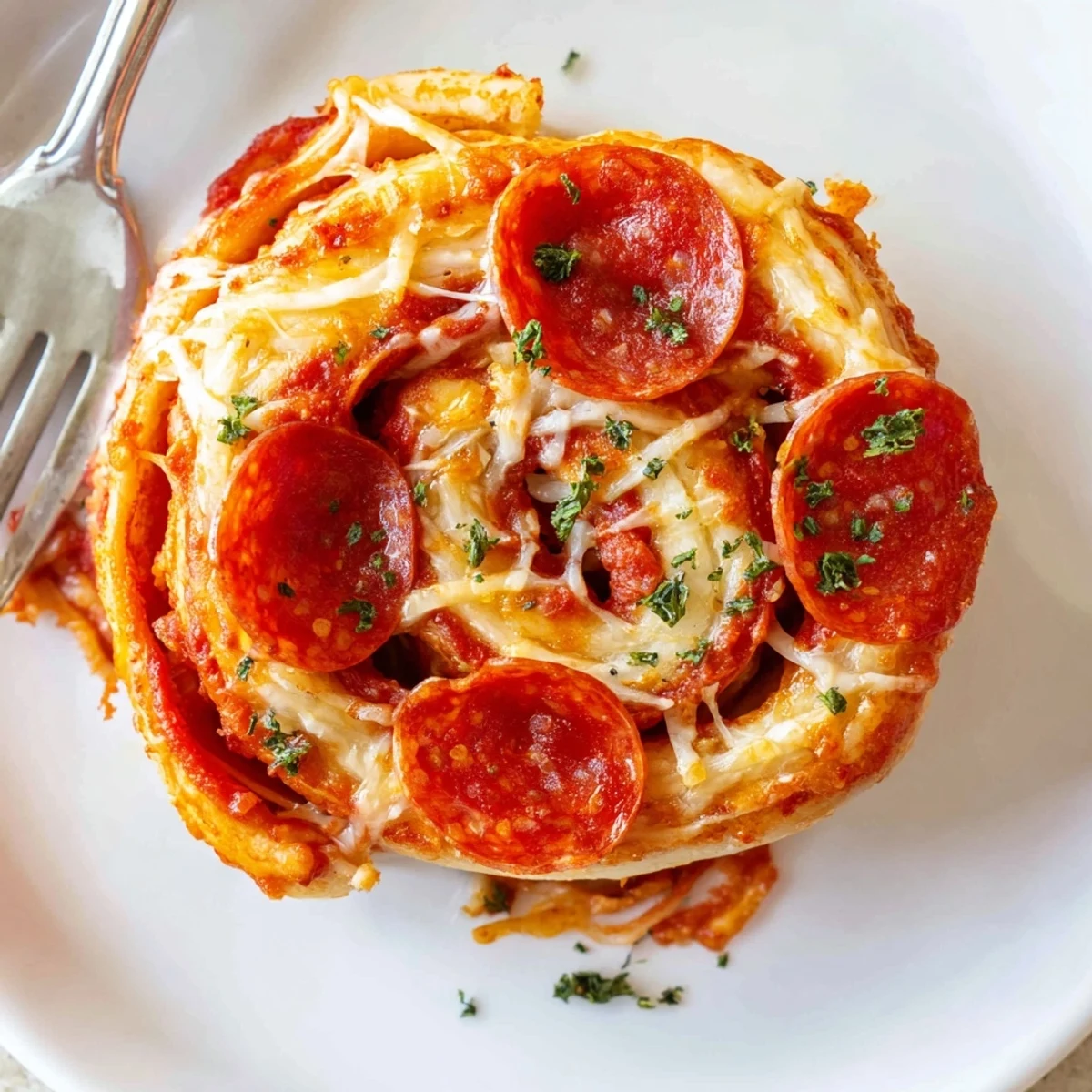 Golden homemade pizza rolls, soft interior and pepperoni pockets, party-ready