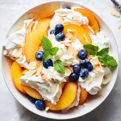 Peaches And Cream Summer Salad